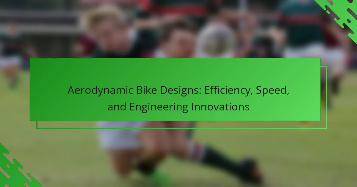 Aerodynamic Bike Designs: Innovations for Speed and Efficiency