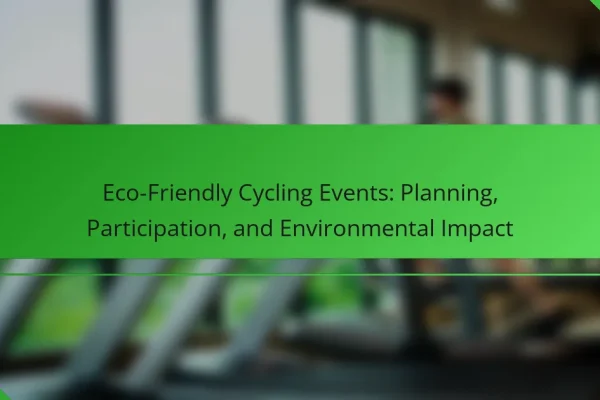 Eco-Friendly Cycling Events: Planning, Participation, and Environmental Impact