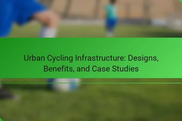 Urban Cycling Infrastructure: Designs, Benefits, and Case Studies